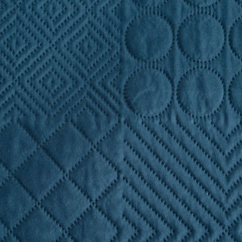 Narzuta dekoracyjna 170x210 Boni 5 granatowa geometryczna Narzuta dekoracyjna 170x210 Boni 5 granatowa geometryczna