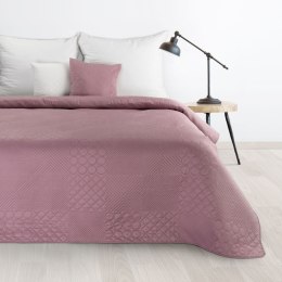 Narzuta dekoracyjna 170x210 Boni 5 różowa geometryczna