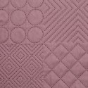 Narzuta dekoracyjna 170x210 Boni 5 różowa geometryczna Narzuta dekoracyjna 170x210 Boni 5 różowa geometryczna