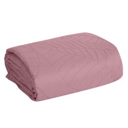Narzuta dekoracyjna 170x210 Boni 6 różowa pudrowa liście