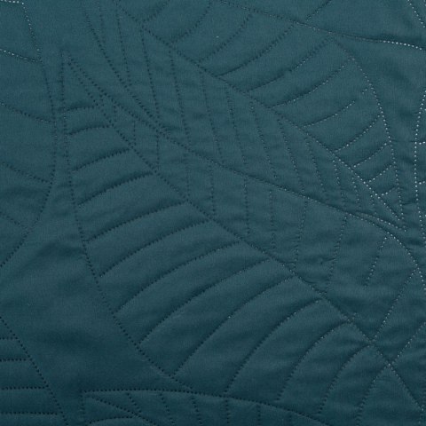 Narzuta dekoracyjna 170x210 Boni 6 turkusowa ciemna liście Narzuta dekoracyjna 170x210 Boni 6 turkusowa ciemna liście