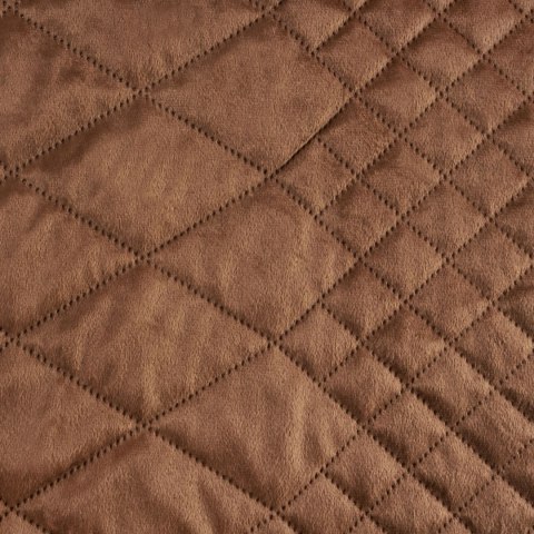 Narzuta dekoracyjna 170x210 Luiz 3 ceglasta welurowa geometryczna Narzuta dekoracyjna 170x210 Luiz 3 ceglasta welurowa geometryczna
