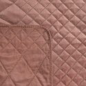 Narzuta dekoracyjna 170x210 Luiz 3 różowa pudrowa welurowa geometryczna Narzuta dekoracyjna 170x210 Luiz 3 różowa pudrowa welurowa geometryczna