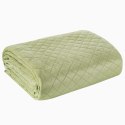 Narzuta dekoracyjna 170x210 Luiz 3 zielona jasna welurowa geometryczna Narzuta dekoracyjna 170x210 Luiz 3 zielona jasna welurowa geometryczna