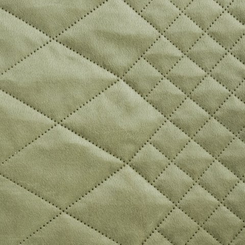 Narzuta dekoracyjna 170x210 Luiz 3 zielona jasna welurowa geometryczna Narzuta dekoracyjna 170x210 Luiz 3 zielona jasna welurowa geometryczna