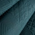 Narzuta dekoracyjna 220x240 Boni 5 turkusowa ciemna geometryczna Narzuta dekoracyjna 220x240 Boni 5 turkusowa ciemna geometryczna
