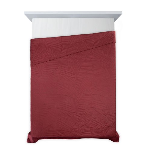 Narzuta dekoracyjna 220x240 Boni 6 ceglasta liście Narzuta dekoracyjna 220x240 Boni 6 ceglasta liście