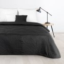 Narzuta dekoracyjna 220x240 Boni 6 czarna liście Narzuta dekoracyjna 220x240 Boni 6 czarna liście