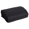 Narzuta dekoracyjna 220x240 Boni 6 czarna liście Narzuta dekoracyjna 220x240 Boni 6 czarna liście