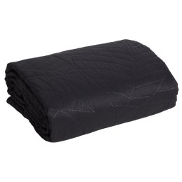 Narzuta dekoracyjna 220x240 Boni 6 czarna liście