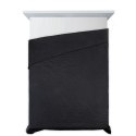 Narzuta dekoracyjna 220x240 Boni 6 czarna liście Narzuta dekoracyjna 220x240 Boni 6 czarna liście