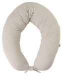 Poduszka pozycjonująca Moon Muslin Muslin Muślinowa beżowa dł. 260 kolor 9 do karmienia ciążowa wypoczynkowa Poduszka pozycjonująca Moon Muslin Muslin Muślinowa beżowa dł. 260 kolor 9 do karmienia ciążowa wypoczynkowa