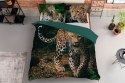 Pościel bawełniana 160x200 gepard zielona 3926 A Holland Natura 100 Pościel bawełniana 160x200 gepard zielona 3926 A Holland Natura 100