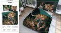 Pościel bawełniana 160x200 gepard zielona 3926 A Holland Natura 100 Pościel bawełniana 160x200 gepard zielona 3926 A Holland Natura 100