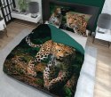 Pościel bawełniana 160x200 gepard zielona 3926 A Holland Natura 100 Pościel bawełniana 160x200 gepard zielona 3926 A Holland Natura 100