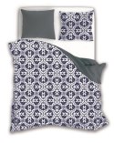 Pościel bawełniana 220x200 biała granatowa szara ornamenty glamour 006 Fashion 23 Faro Pościel bawełniana 220x200 biała granatowa szara ornamenty glamour 006 Fashion 23 Faro