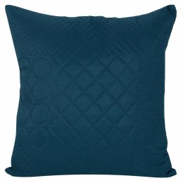 Poszewka dekoracyjna 40x40 Boni 5 granatowa geometryczna