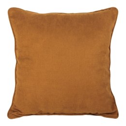 Poszewka dekoracyjna 50x50 Morocco 5 ceglasta ciemna z miękkiej szenilowej tkanin z wypustką na brzegach Terra Collection Eurofi