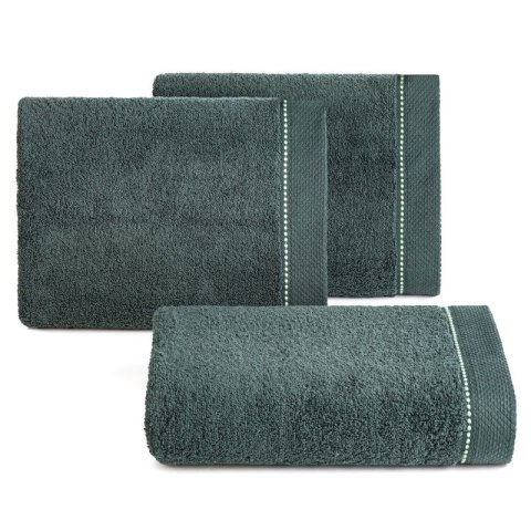 Ręcznik 50x90 Monte butelkowy zielony frotte 500 g/m2 Terra Eurofirany Ręcznik 50x90 Monte butelkowy zielony frotte 500 g/m2 Terra Eurofirany