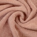 Ręcznik Avinion 70x140 pudrowy frotte z ozdobną bordiurą z wzorem wafla 500 g/m2 Terra Collection Eurofirany Ręcznik Avinion 70x140 pudrowy frotte z ozdobną bordiurą z wzorem wafla 500 g/m2 Terra Collection Eurofirany