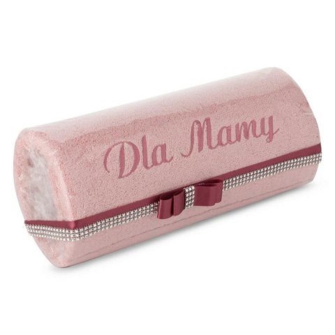 Ręcznik upominkowy T/0423 pudrowy Dla mamy 500g/m2 na prezent Eurofirany Ręcznik upominkowy T/0423 pudrowy Dla mamy 500g/m2 na prezent Eurofirany