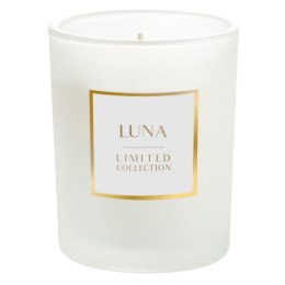 Świeca zapachowa Luna o zapachu białego cedru w szkle ozdobnym 200g LIMITED COLLECTION Eurofirany