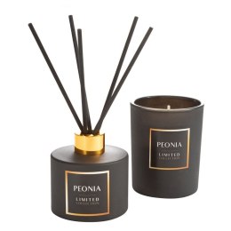 Świeca zapachowa Peonia o zapachu peonii w szkle ozdobnym 200g LIMITED COLLECTION Eurofirany