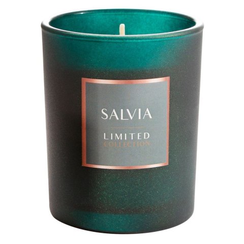 Świeca zapachowa Salvia o zapachu drzewno ziołowo morskim w szkle ozdobnym 200g LIMITED COLLECTION Eurofirany Świeca zapachowa Salvia o zapachu drzewno ziołowo morskim w szkle ozdobnym 200g LIMITED COLLECTION Eurofirany