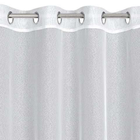 Firana 140x250 Tamina biała gotowa na przelotkach Eurofirany Firana 140x250 Tamina biała gotowa na przelotkach Eurofirany