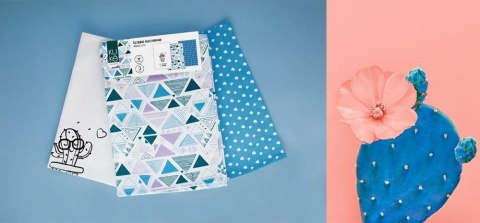 Komplet ścierek kuchennych 3 szt. 40x60 hug kaktus Kuke bawełniane Faro Komplet ścierek kuchennych 3 szt. 40x60 hug kaktus Kuke bawełniane Faro
