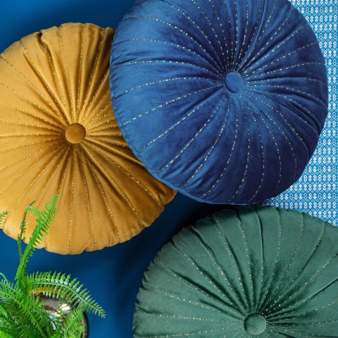Poduszka dekoracyjna 40 cm Velvet różowa ciemna welurowa okrągła Eurofirany Poduszka dekoracyjna 40 cm Velvet różowa ciemna welurowa okrągła Eurofirany