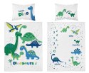 Pościel bambusowa 90x120 3948 B Dino dinozaury zielona niebieska mam już tyle miesięcy i dni poszewka 40x60 dziecięca Bambus 103 Pościel bambusowa 90x120 3948 B Dino dinozaury zielona niebieska mam już tyle miesięcy i dni poszewka 40x60 dziecięca Bambus 103