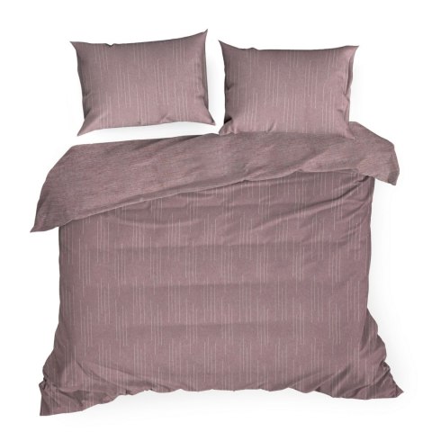 Pościel bawełniana 160x200 Avinion 8 różowa pudrowa z ozdobnymi przeszyciami Terra Collection Eurofirany Pościel bawełniana 160x200 Avinion 8 różowa pudrowa z ozdobnymi przeszyciami Terra Collection Eurofirany
