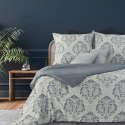 Pościel bawełniana 160x200 Palermo 10 szara niebieska Glamour bawełniana z żakardowym wzorem Terra Collection Eurofirany Pościel bawełniana 160x200 Palermo 10 szara niebieska Glamour bawełniana z żakardowym wzorem Terra Collection Eurofirany