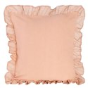 Poszewka dekoracyjna 45x45 Avinion 8 różowa jasna falbanka Terra Collection Eurofirany Poszewka dekoracyjna 45x45 Avinion 8 różowa jasna falbanka Terra Collection Eurofirany