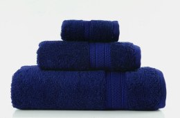 Ręcznik Egyptian Cotton 30x50 niebieski ciemny navy 600 g/m2 frotte z bawełny egipskiej