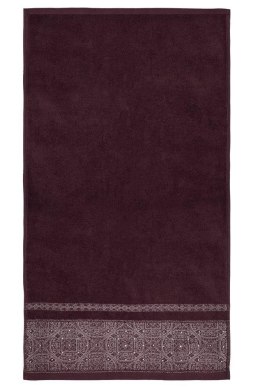Ręcznik Sofia 50x90 burgund ciemny 70 500 g/m2 frotte