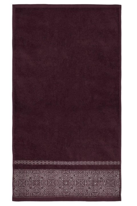 Ręcznik Sofia 50x90 burgund ciemny 70 500 g/m2 frotte Ręcznik Sofia 50x90 burgund ciemny 70 500 g/m2 frotte