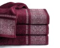 Ręcznik Sofia 50x90 burgund ciemny 70 500 g/m2 frotte Ręcznik Sofia 50x90 burgund ciemny 70 500 g/m2 frotte