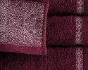 Ręcznik Sofia 50x90 burgund ciemny 70 500 g/m2 frotte Ręcznik Sofia 50x90 burgund ciemny 70 500 g/m2 frotte