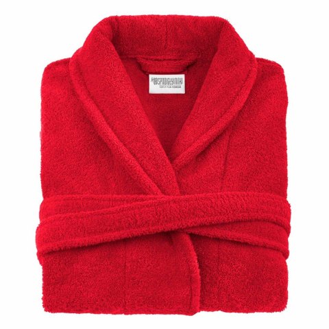 Szlafrok frotte Prestiż XXL czerwony bawełniany hotelowy 450g/m2 Szlafrok frotte Prestiż XXL czerwony bawełniany hotelowy 450g/m2