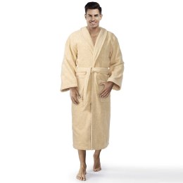 Szlafrok frotte Prestiż XS beżowy bawełniany hotelowy 450g/m2