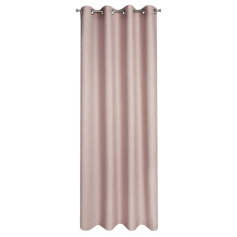 Zasłona 140x250 Avinion 4 pudrowa gotowa na przelotkach z tkaniny o strukturze płótna Terra Collection Eurofirany Zasłona 140x250 Avinion 4 pudrowa gotowa na przelotkach z tkaniny o strukturze płótna Terra Collection Eurofirany