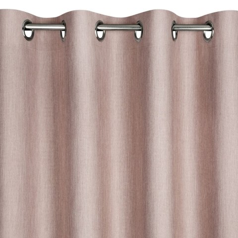 Zasłona 140x250 Avinion 4 pudrowa gotowa na przelotkach z tkaniny o strukturze płótna Terra Collection Eurofirany Zasłona 140x250 Avinion 4 pudrowa gotowa na przelotkach z tkaniny o strukturze płótna Terra Collection Eurofirany