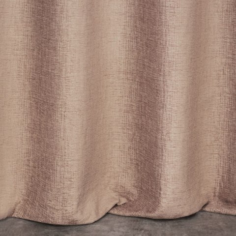 Zasłona 140x250 Avinion 5 różowa pudrowa gotowa na przelotkach z tkaniny o strukturze płótna Terra Collection Eurofirany Zasłona 140x250 Avinion 5 różowa pudrowa gotowa na przelotkach z tkaniny o strukturze płótna Terra Collection Eurofirany