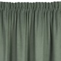 Zasłona 140x250 Monte 4 oliwkowa zielona gotowa na przelotkach z miękkiej tkaniny welurowej o drobnym splocie Terra Collection E Zasłona 140x250 Monte 4 oliwkowa zielona gotowa na przelotkach z miękkiej tkaniny welurowej o drobnym splocie Terra Collection E