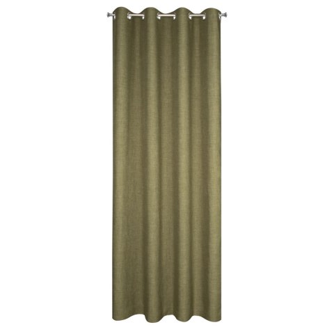 Zasłona 140x250 Monte oliwkowa gotowa na przelotkach Terra Collection Eurofirany Zasłona 140x250 Monte oliwkowa gotowa na przelotkach Terra Collection Eurofirany