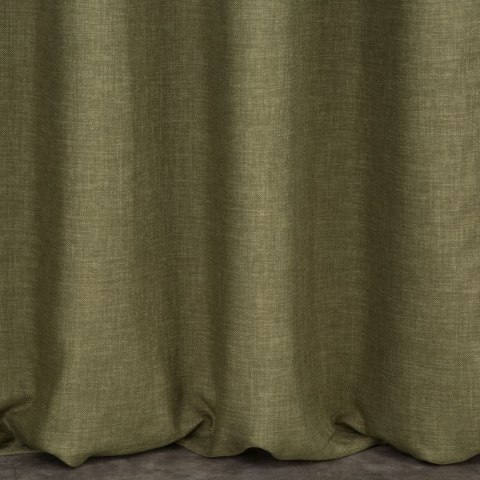 Zasłona 140x250 Monte oliwkowa gotowa na przelotkach Terra Collection Eurofirany Zasłona 140x250 Monte oliwkowa gotowa na przelotkach Terra Collection Eurofirany