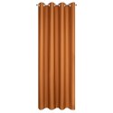 Zasłona 140x250 Morocco 5 ceglasta gotowa na przelotkach z miekkiej welurowej o drobnym splocie Terra Collection Eurofirany Zasłona 140x250 Morocco 5 ceglasta gotowa na przelotkach z miekkiej welurowej o drobnym splocie Terra Collection Eurofirany