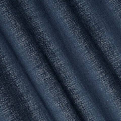 Zasłona 140x250 Palermo 1 granatowa gotowa na przelotkach z miękkiej szenilowej tkaniny przetykanej srebrną nitką Terra Collecti Zasłona 140x250 Palermo 1 granatowa gotowa na przelotkach z miękkiej szenilowej tkaniny przetykanej srebrną nitką Terra Collecti